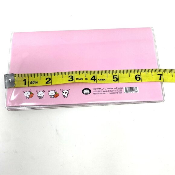 Korean Stationery Papier Strawberry Rabbit Mini Calendar Agenda Book Vintage - Picture 3 of 11